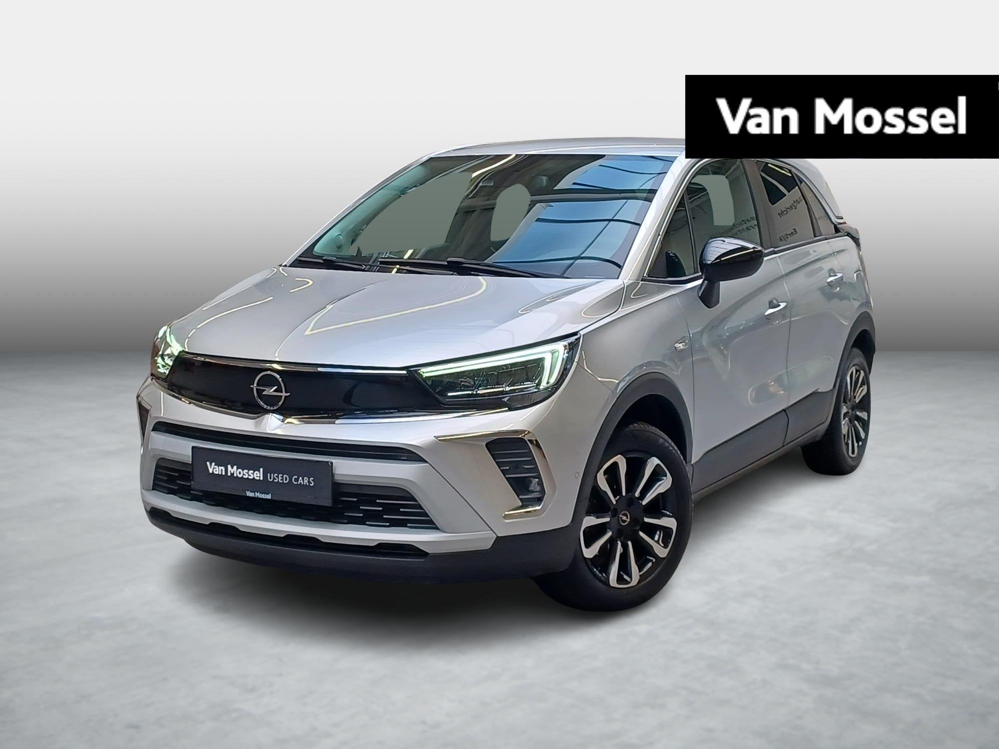 Opel Crossland 1.2T Elegance + Navi + Winter Pack + Keyless, Voorwielaandrijving, Gebruikt, Zwart, 1290 kg