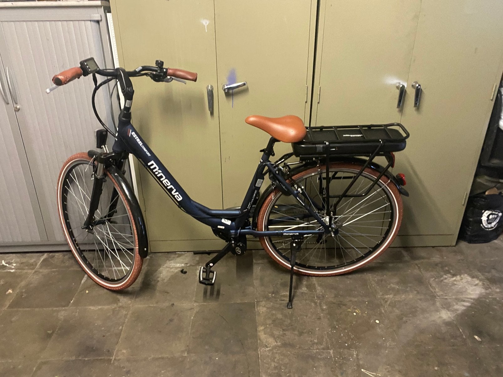 elektrische fiets minerva, Fietsen en Brommers, Nieuw, 47 tot 51 cm, 50 km per accu of meer, Ophalen