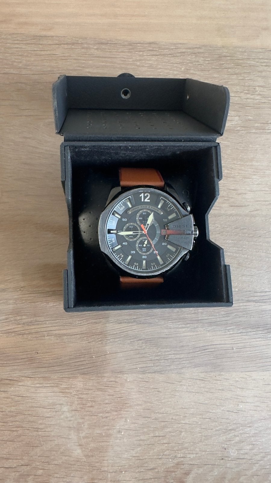 Diesel heren horloge DZ4343 model, Handtassen en Accessoires, Ophalen of Verzenden, Zo goed als nieuw