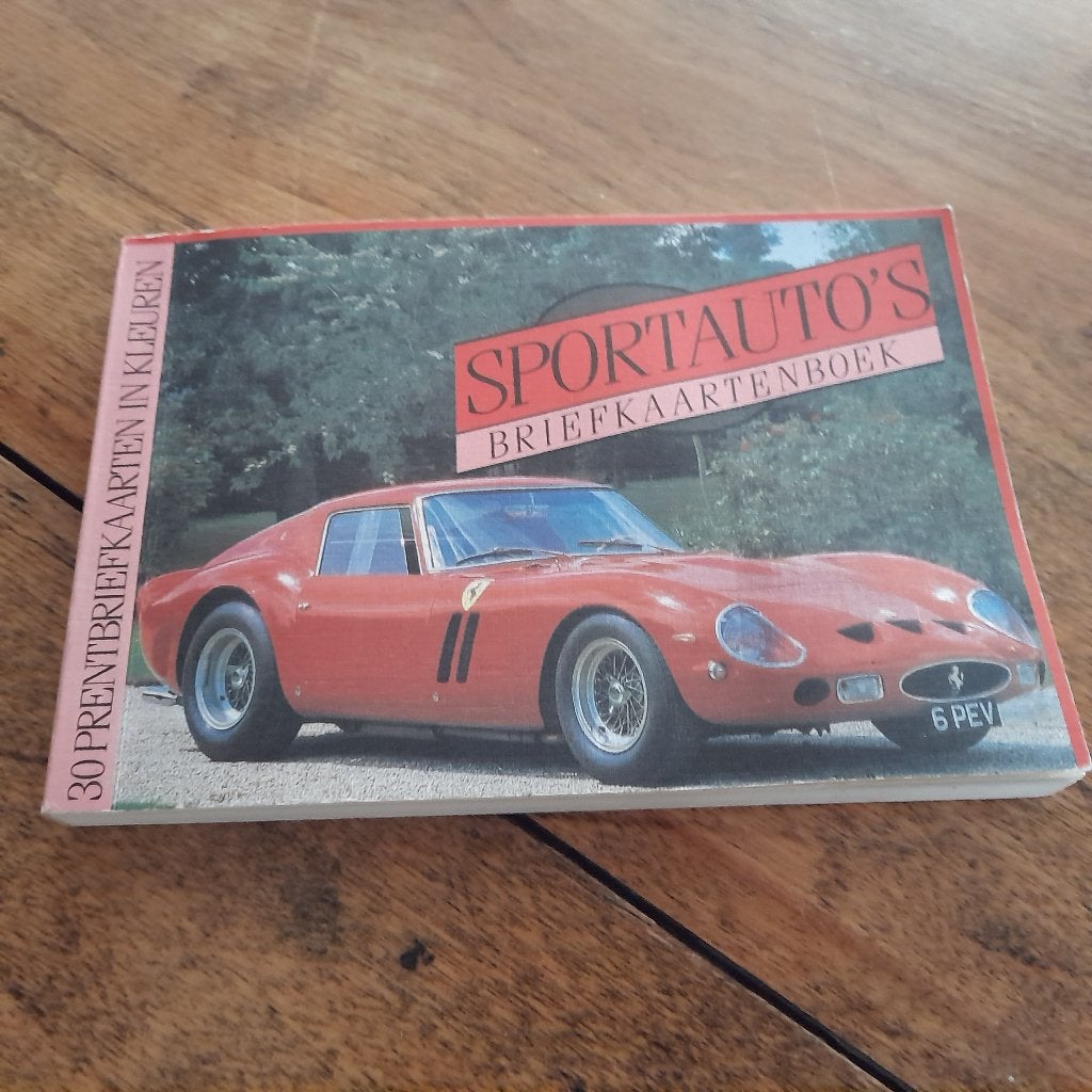 livre de cartes postales de voitures de sport 30 cp, Enlèvement ou Envoi, Non affranchie, Véhicule