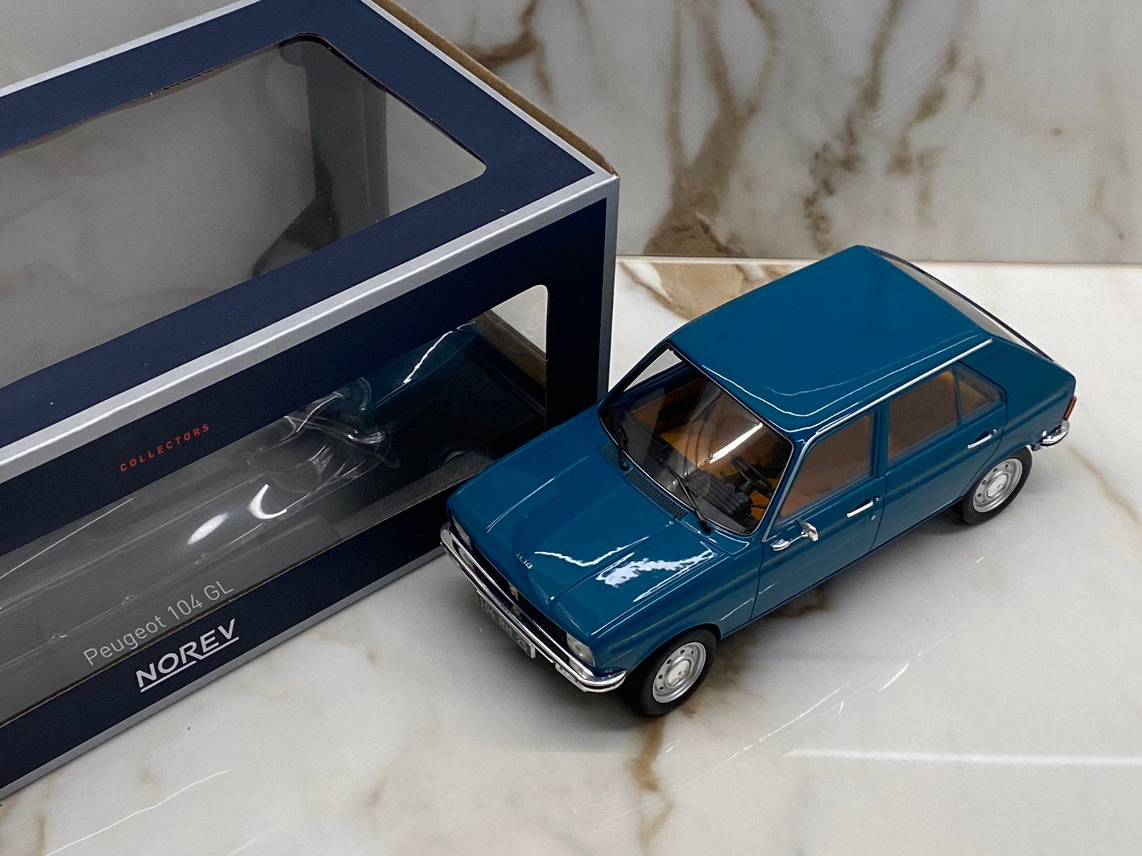 Norev Peugeot 104 GL - 1977 - 1:18, Hobby & Loisirs créatifs, Enlèvement ou Envoi, Comme neuf, Voiture, Norev
