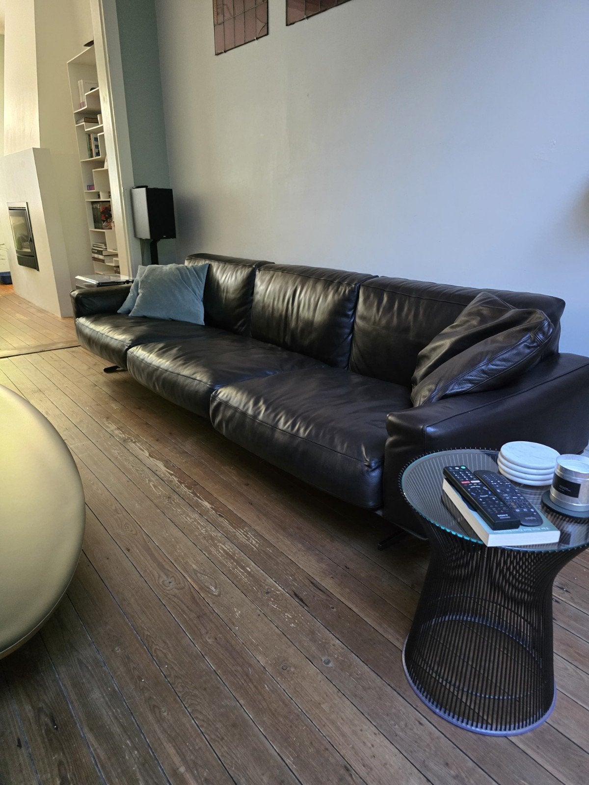 Flexform Soft dream leder sofa, Ophalen, Gebruikt, Leer, Strak warm design