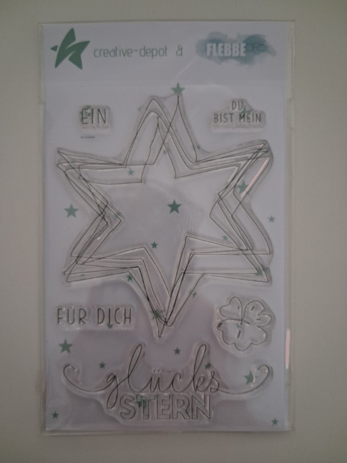 NIEUW !! Stempelset - Creative Depot - Glückstern, Hobby en Vrije tijd, Stempelen, Ophalen