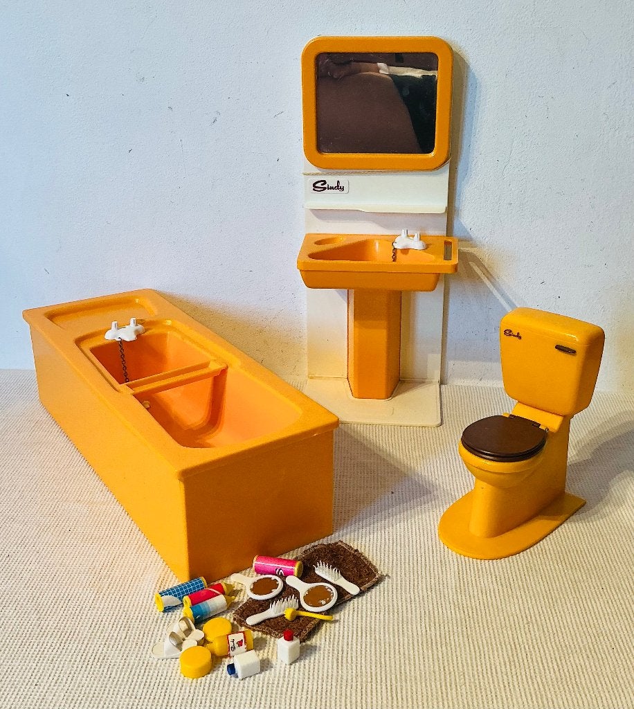 vinatge Sindy Pedigree badkamer set , eind jaren70, Ophalen of Verzenden