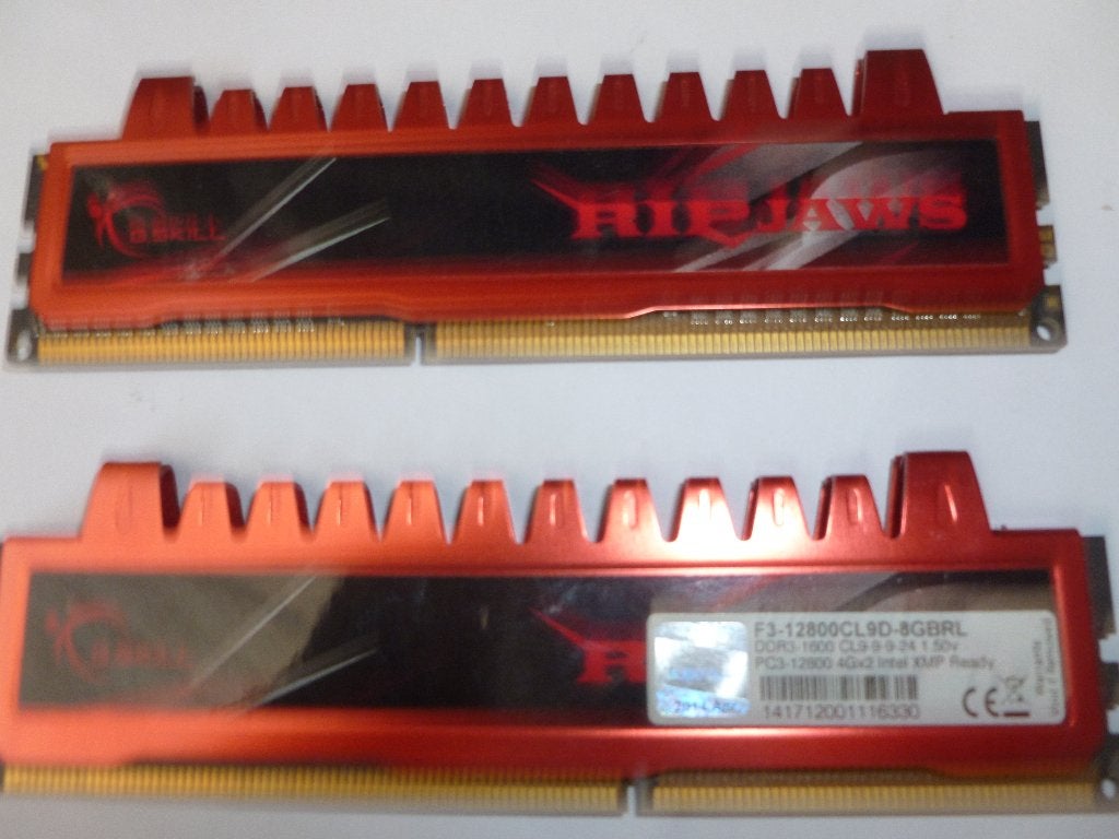 Gskill ripjaws 2 * 4 gb ddr3 pc1600 ram, Ophalen, Gebruikt, 8 GB, DDR3