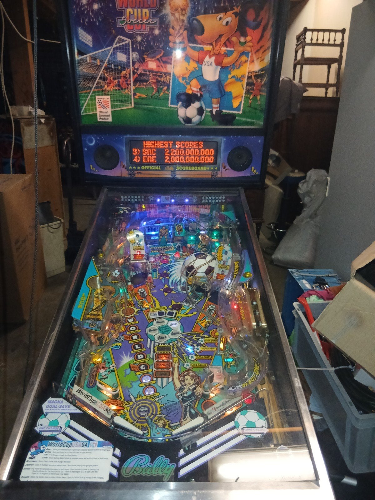 flipper world cup soccer, Collections, Enlèvement