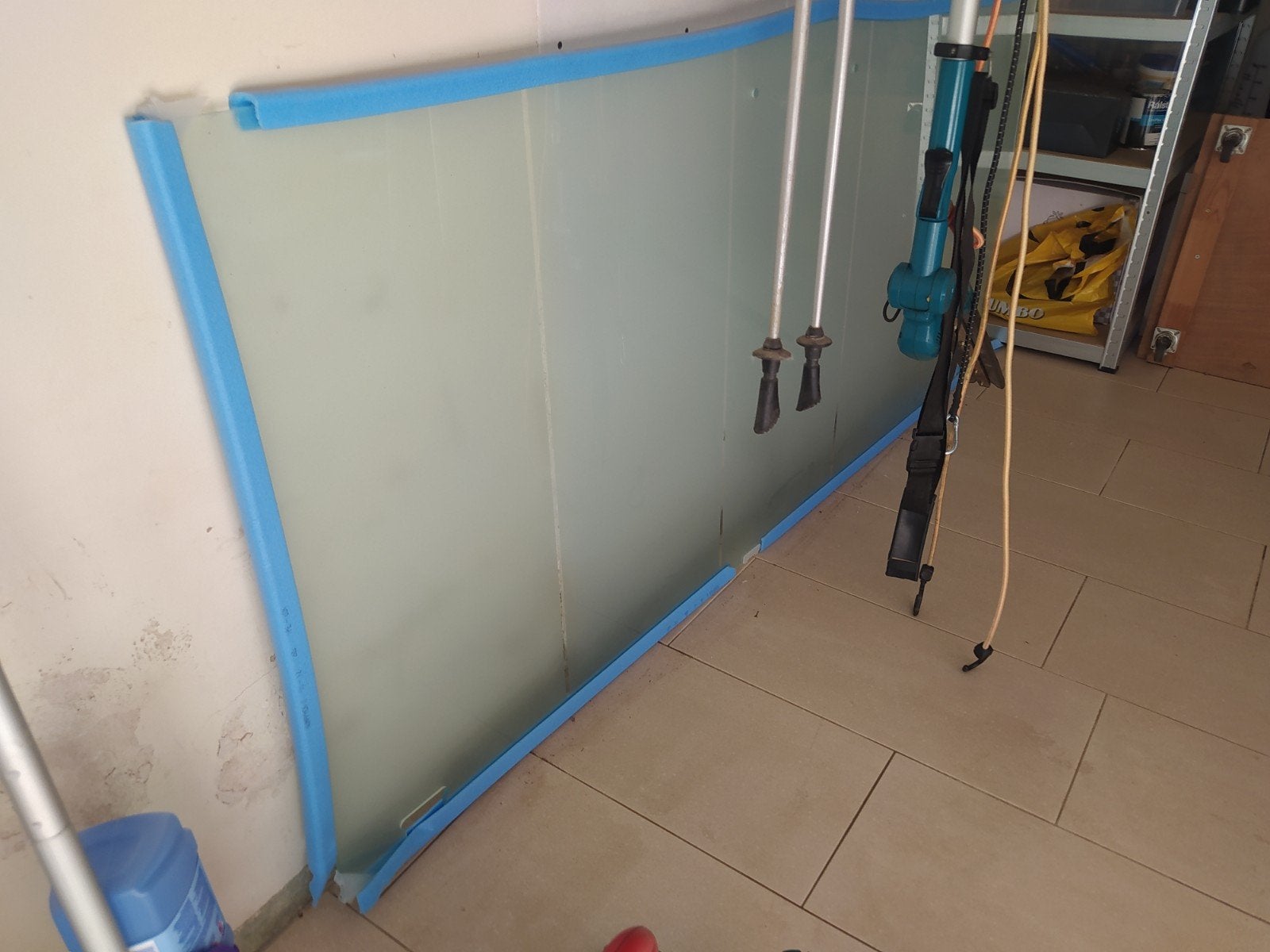 Matglazen binnendeur 201,5 x 88 cm NIEUW. GRATIS!, Neuf, Porte intérieure, Verre, Enlèvement