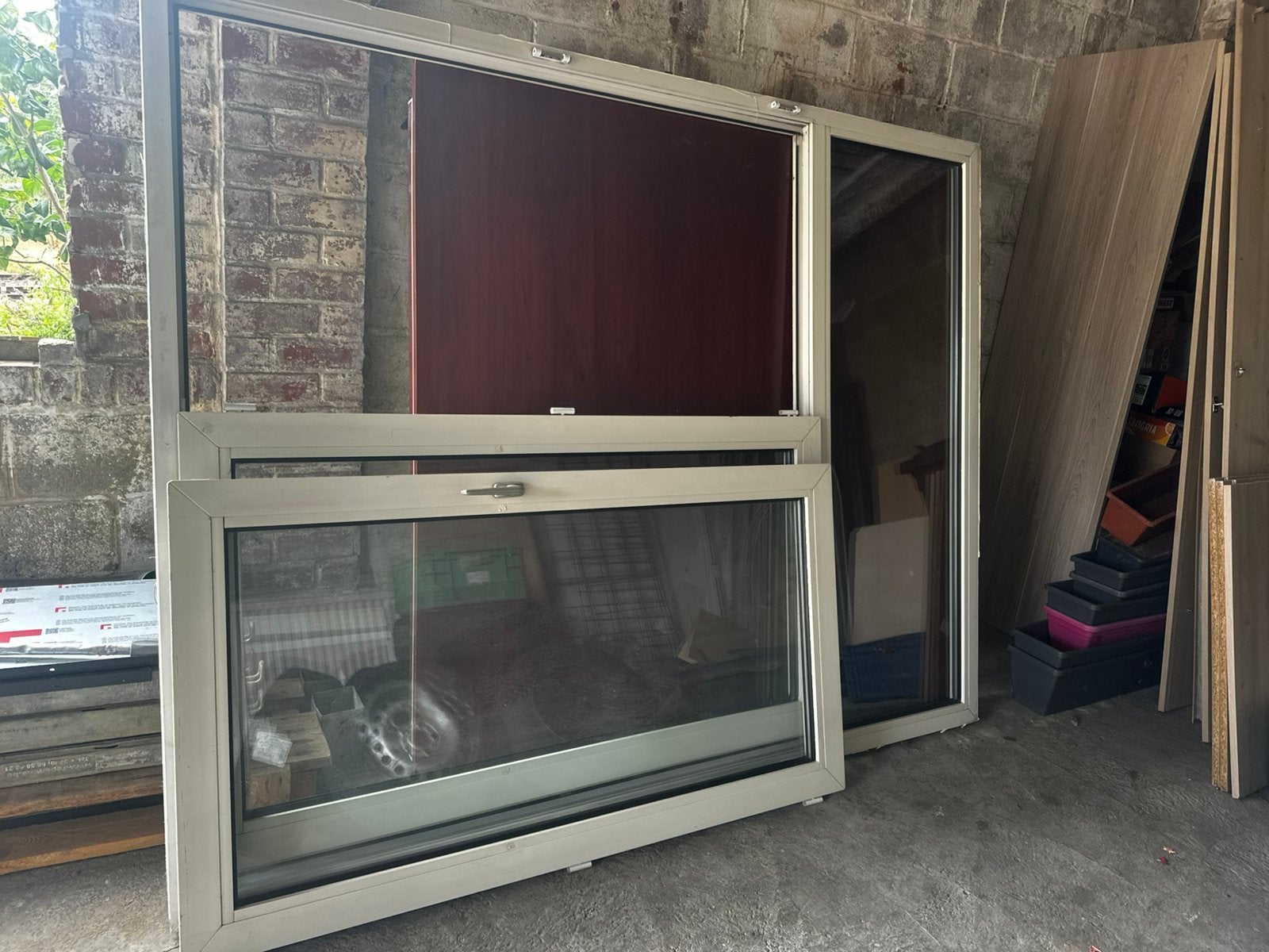 Fenêtre châssis H 210 L 166, Bricolage & Construction, Enlèvement, Comme neuf
