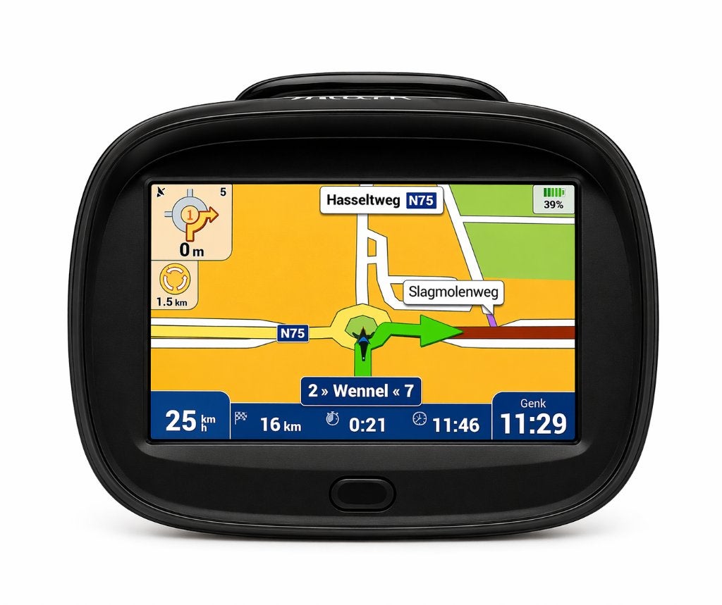 4.3” Waterdicht Motor GPS Navigatie–LARK FREEBIRD –BLUETOOTH, Motoren, Accessoires | Navigatiesystemen, Info@drktech.be, Oosterwennel 35 Genk
