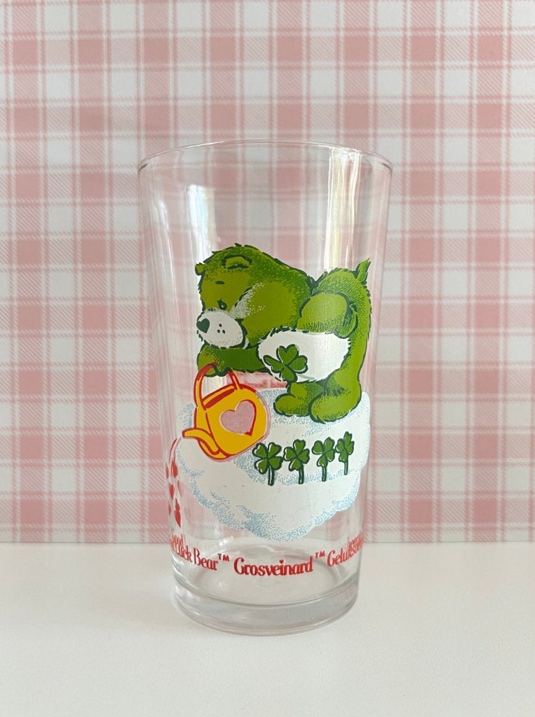 Grand verre Bisounours Grosveinard - 1985, Collections, Enlèvement ou Envoi, Verre à eau, Aucun, VMC
