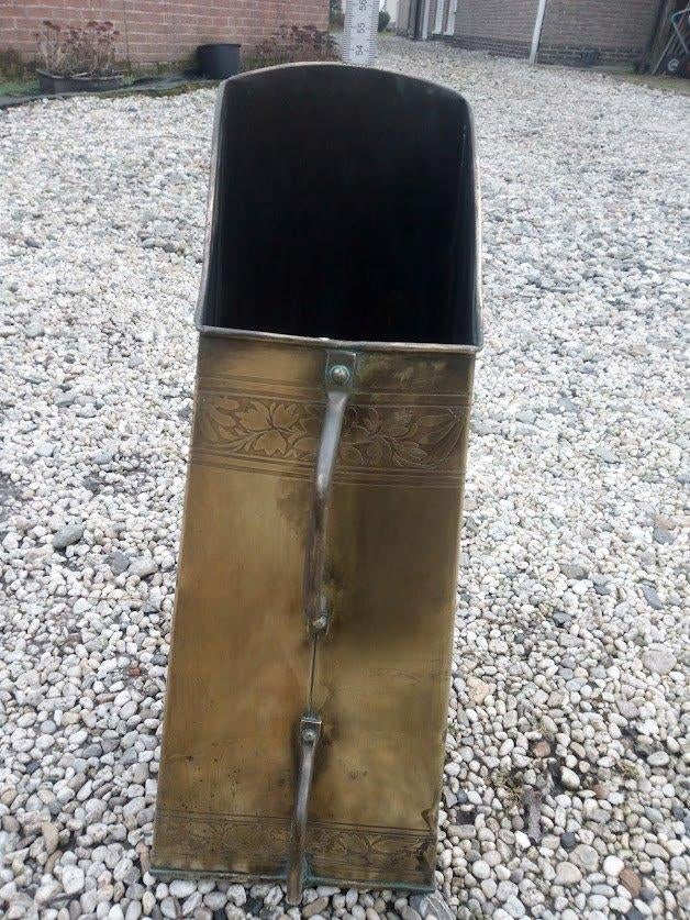 vintage/antiek koper kolenkit, Antiek en Kunst, Antiek | Brons en Koper, Ophalen, Koper