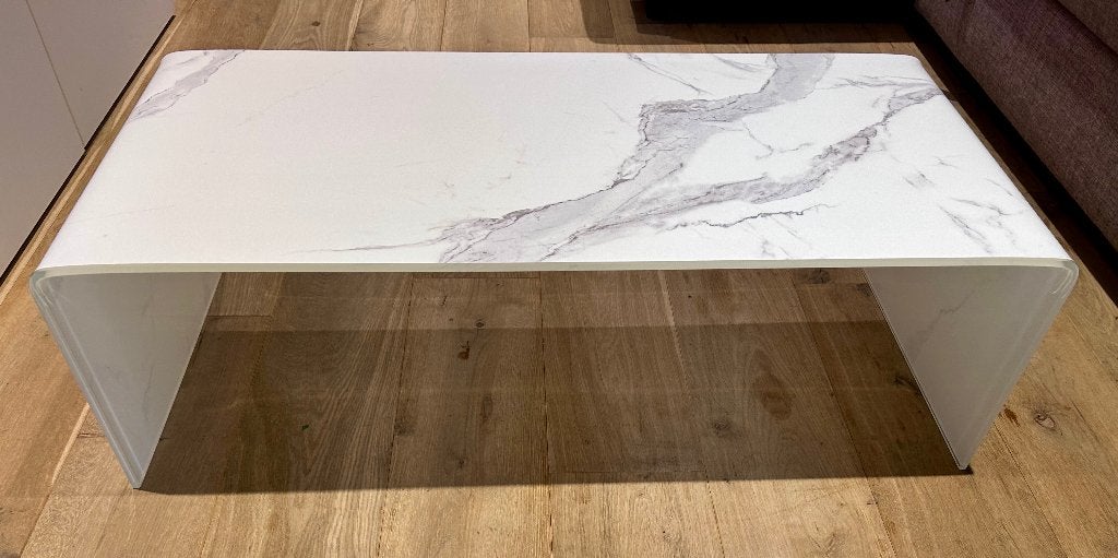 table basse, Maison & Meubles, Enlèvement, Comme neuf, Verre