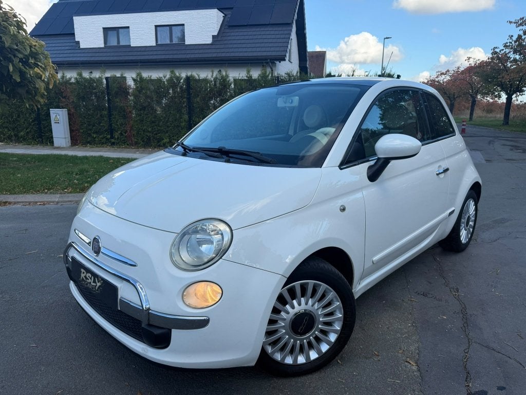 Fiat 500 1.2i pop automatique-automaat/pano/garantie 12m, Autos, Achat, Beige, Isofix, 5 places