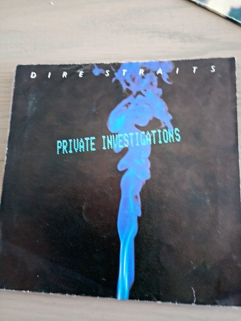 Dire Straits - Private investigations, Gebruikt, Verzenden, 7 inch, Fotohoes