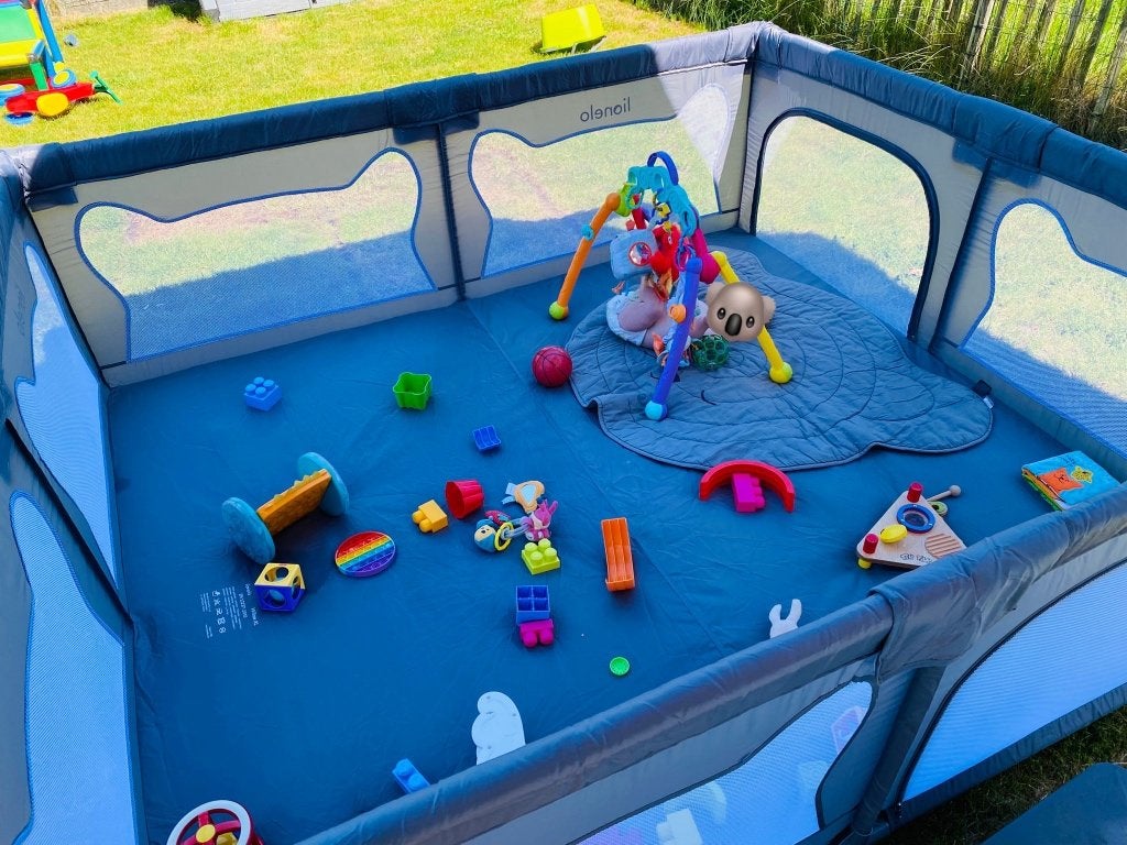 Babypark lionelo, Kinderen en Baby's, Babyparken, Ophalen, Nieuw, Vierkant