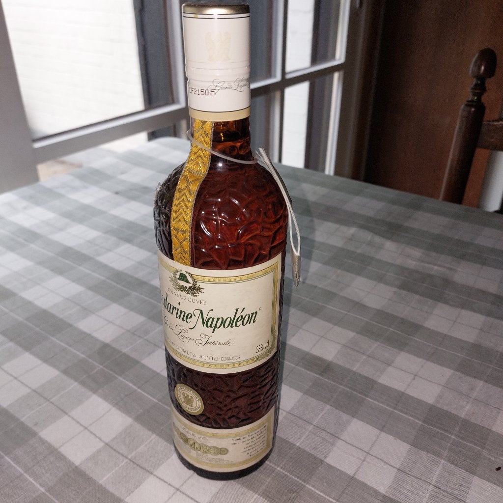 fles mandarine napoleon, Verzamelen, Ophalen, Nieuw, Vol, Overige typen