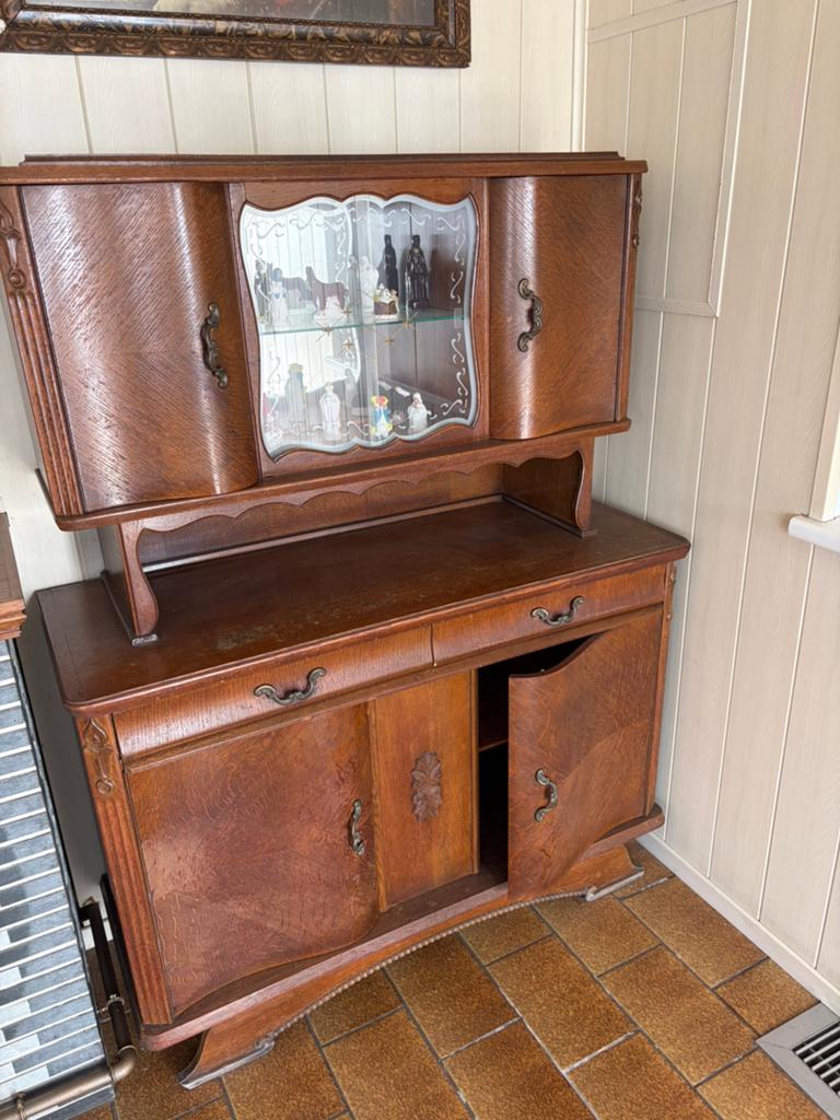 Retro vetrinekast, Antiek en Kunst, Ophalen