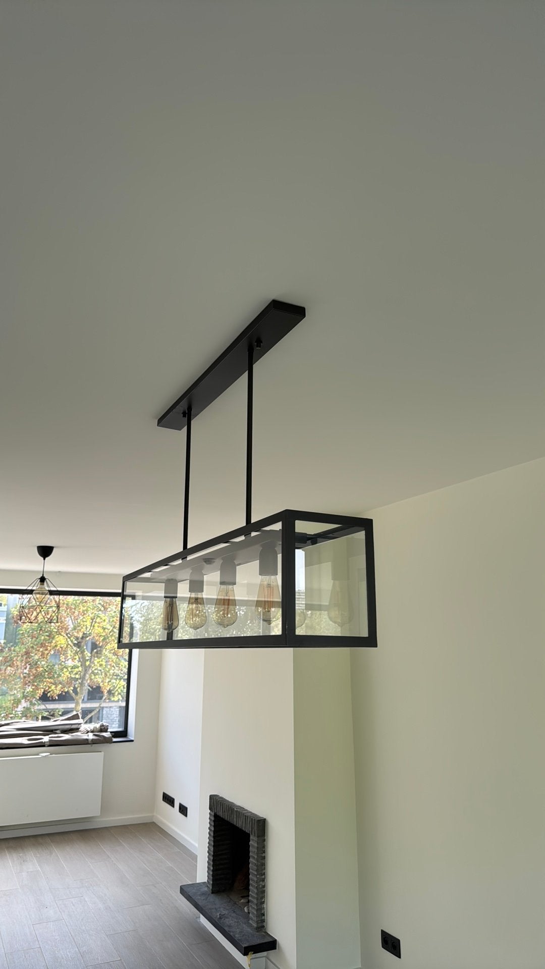 Smeedijzer lamp, Huis en Inrichting, Ophalen, Zo goed als nieuw