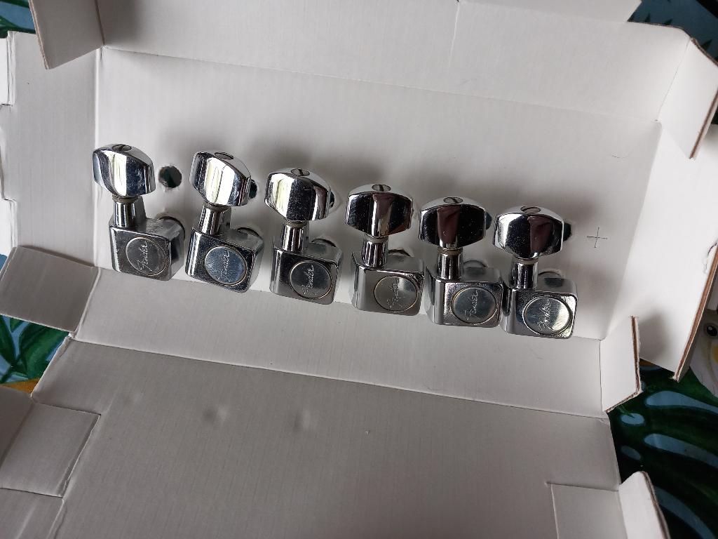 Fender Stratocaster/Telecaster Tuners 6 In-Line Right Handed, Ophalen, Zo goed als nieuw, Elektrische gitaar