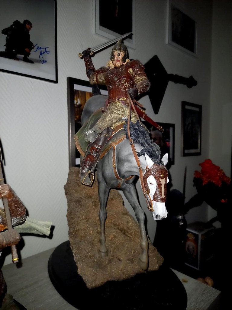 Figurine seigneur des anneaux Eomer Weta, Collections, Lord of the Rings, Enlèvement, Utilisé, Figurine