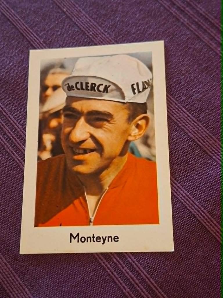Prentje/Chromo : Jean Monteyne / Flandria-de Clerck, Collections, Enlèvement ou Envoi, Comme neuf, Affiche, Image ou Autocollant
