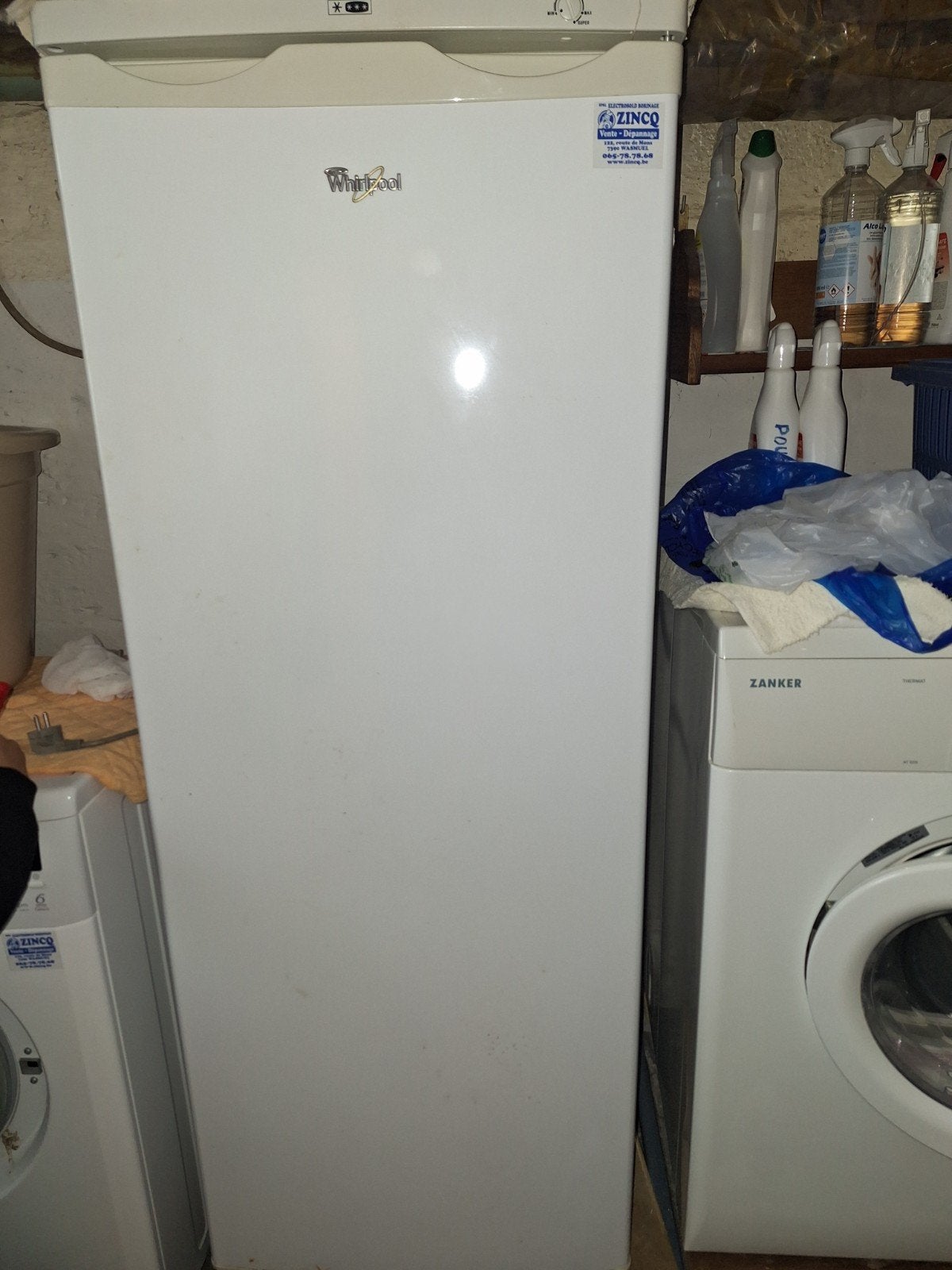 DIEPVRIEZER MET BUBBELBAD, Tussenbouw, Minder dan 60 cm, Zo goed als nieuw, 140 tot 160 cm