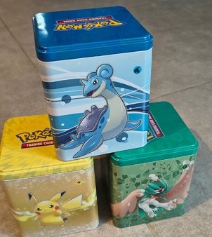 Pokemon blikken, Ophalen