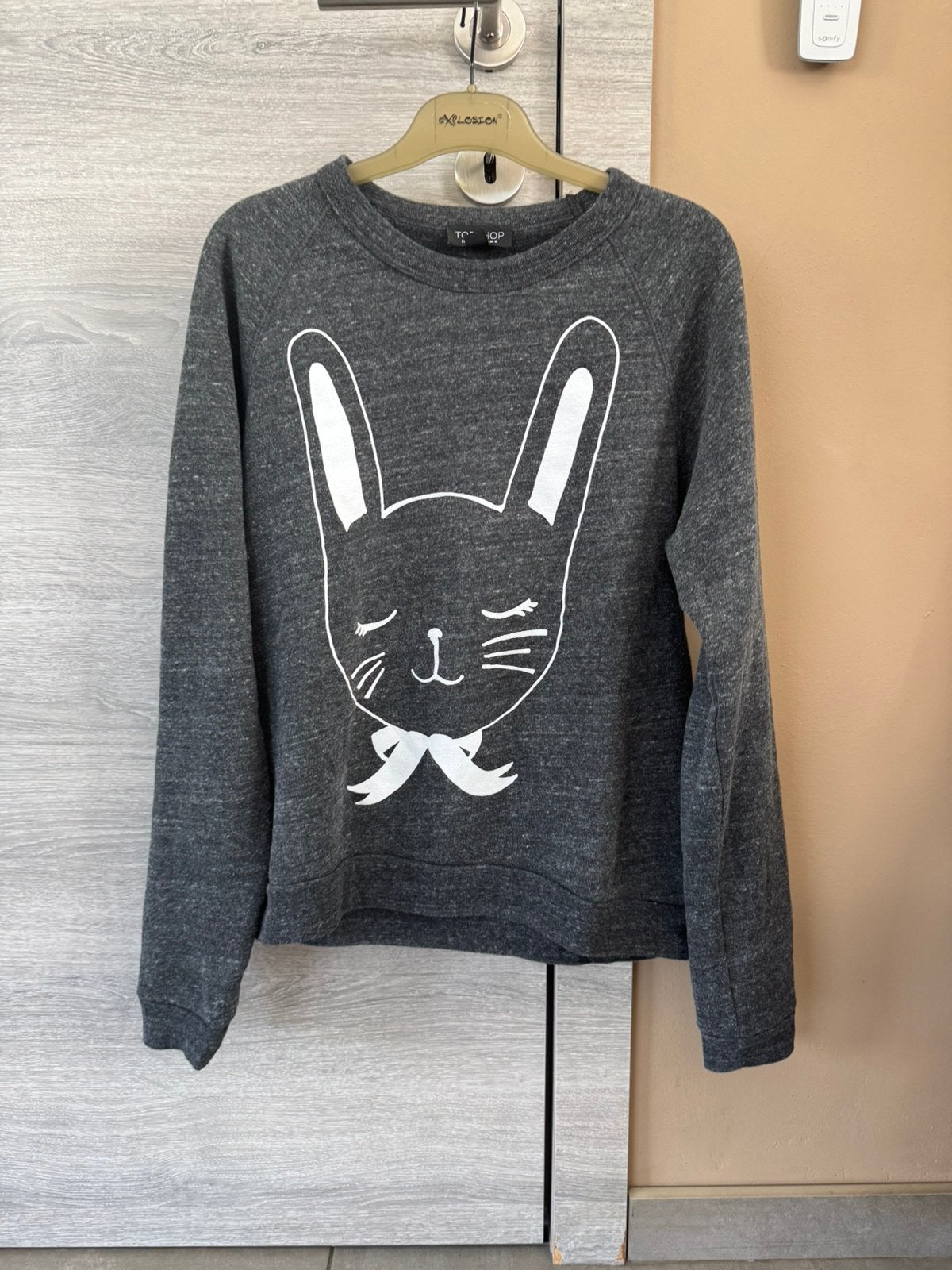 Trui merk topshop Maat 36, Ophalen, Gedragen, Maat 36 (S), Grijs