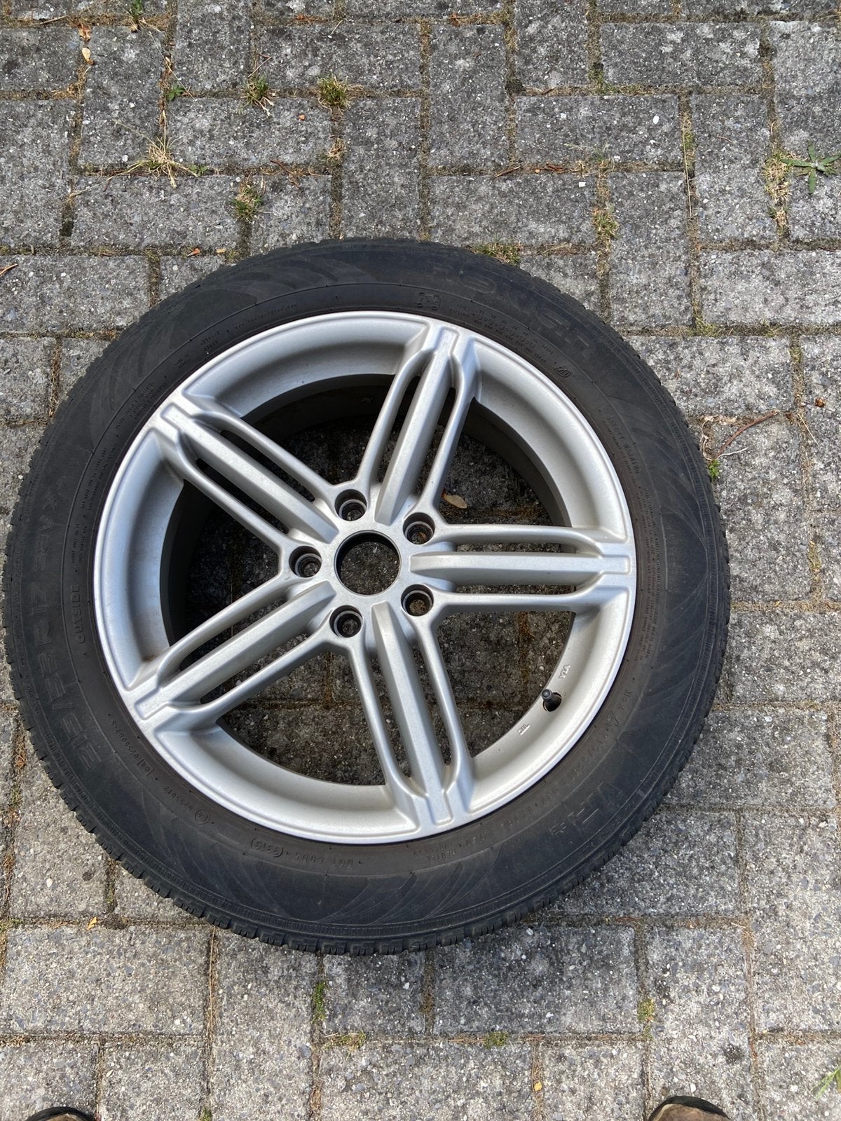 Alu velgen voor bw beetle 215/55R17   98V, Auto-onderdelen, Banden en Velgen, Ophalen, Winterbanden, Band(en)