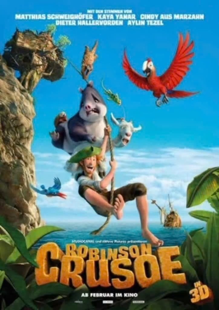 Poster Robinson Crusoe, Verzamelen, Ophalen of Verzenden