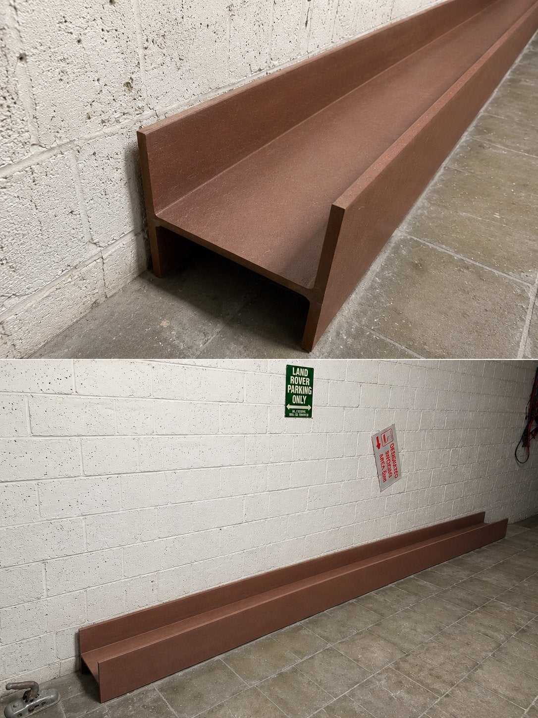 Lot de 3 poutrelles en acier 408x30x30 cm – jamais utilisées, Enlèvement, Neuf