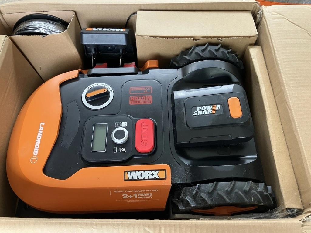 Tondeuse à gazon robotique WORX Landroid WR 147E L1000, Jardin & Terrasse, Tondeuses robotisées, Enlèvement ou Envoi, Utilisé