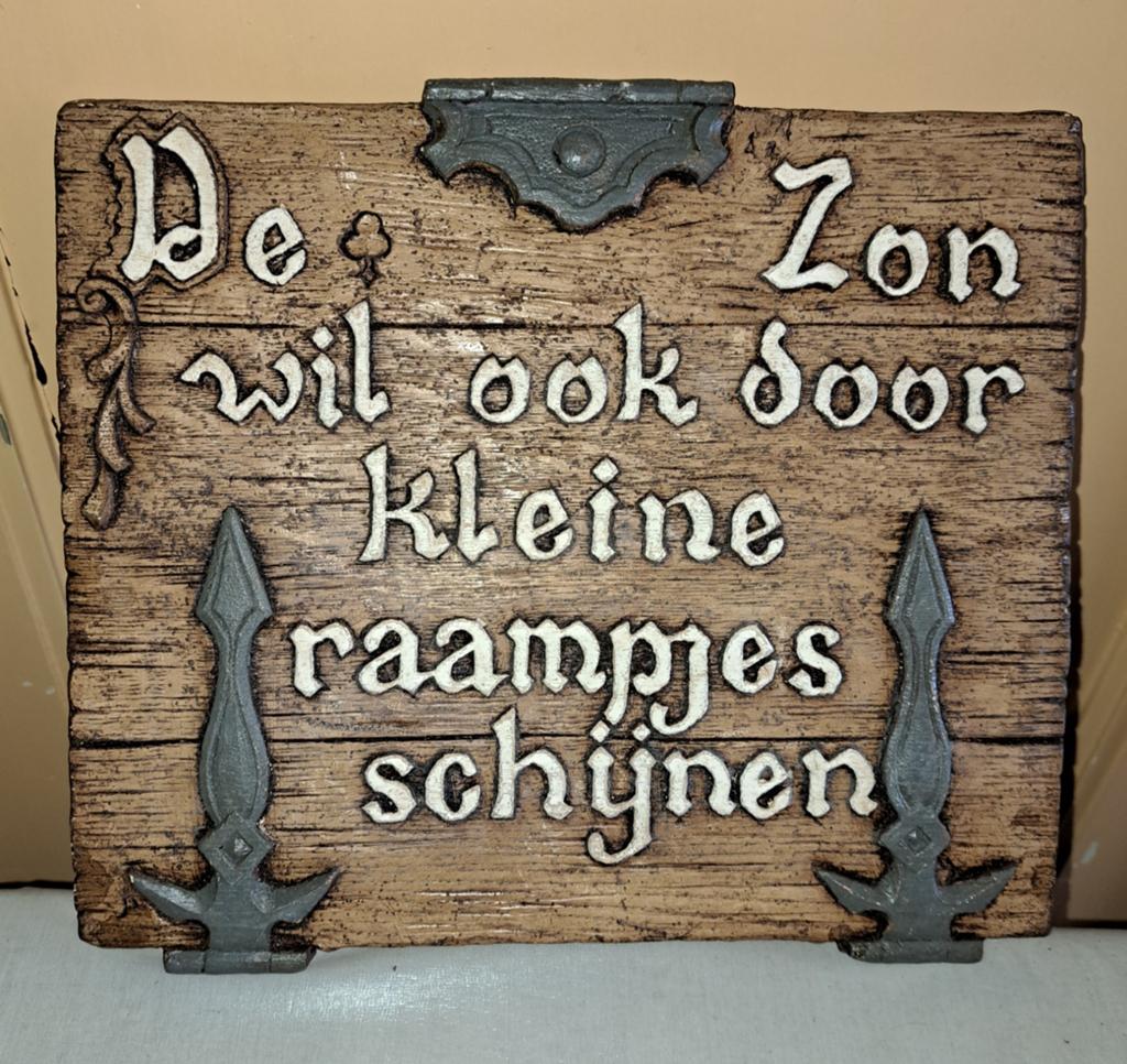 Spreuk Spreukje decoratie, Verzenden