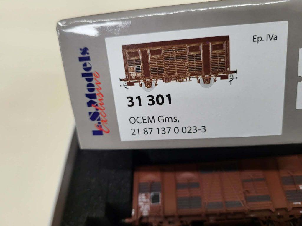 Wagon marchandises LS Models 31301, Enlèvement ou Envoi, Comme neuf, Courant continu, Wagon