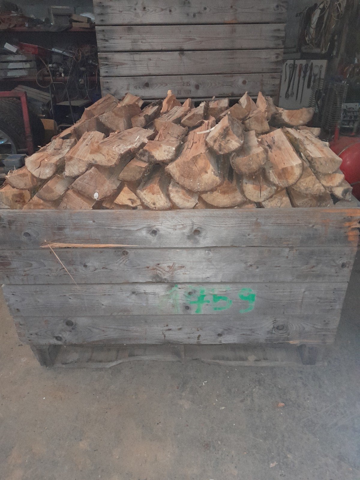 mooi droog brandhout, 3 tot 6 m³, Ophalen, Overige houtsoorten, Blokken