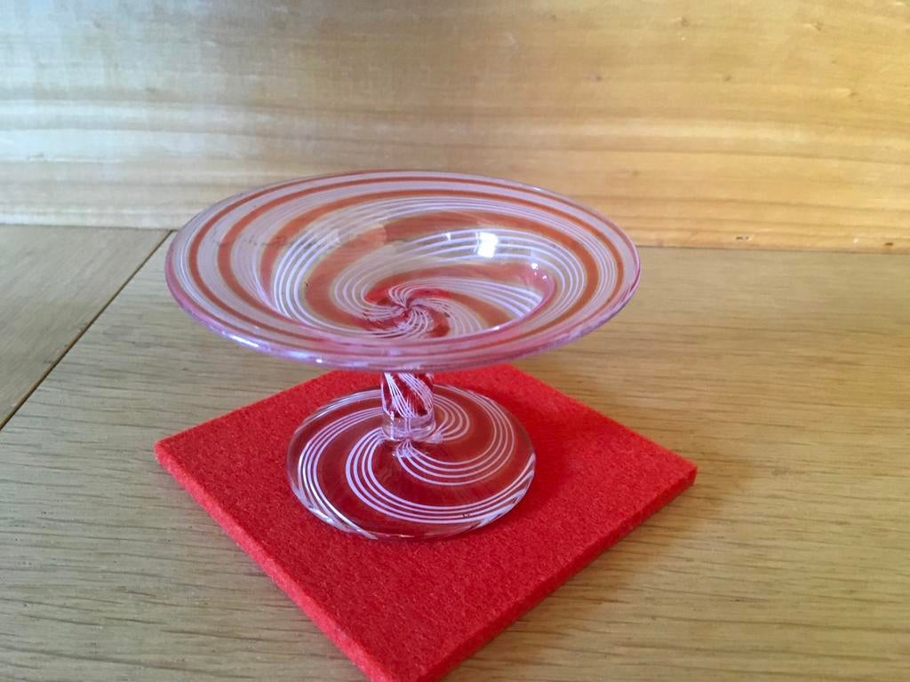 Tourbillon ancien en verre de Clichy Tazza Baccarat, Enlèvement ou Envoi