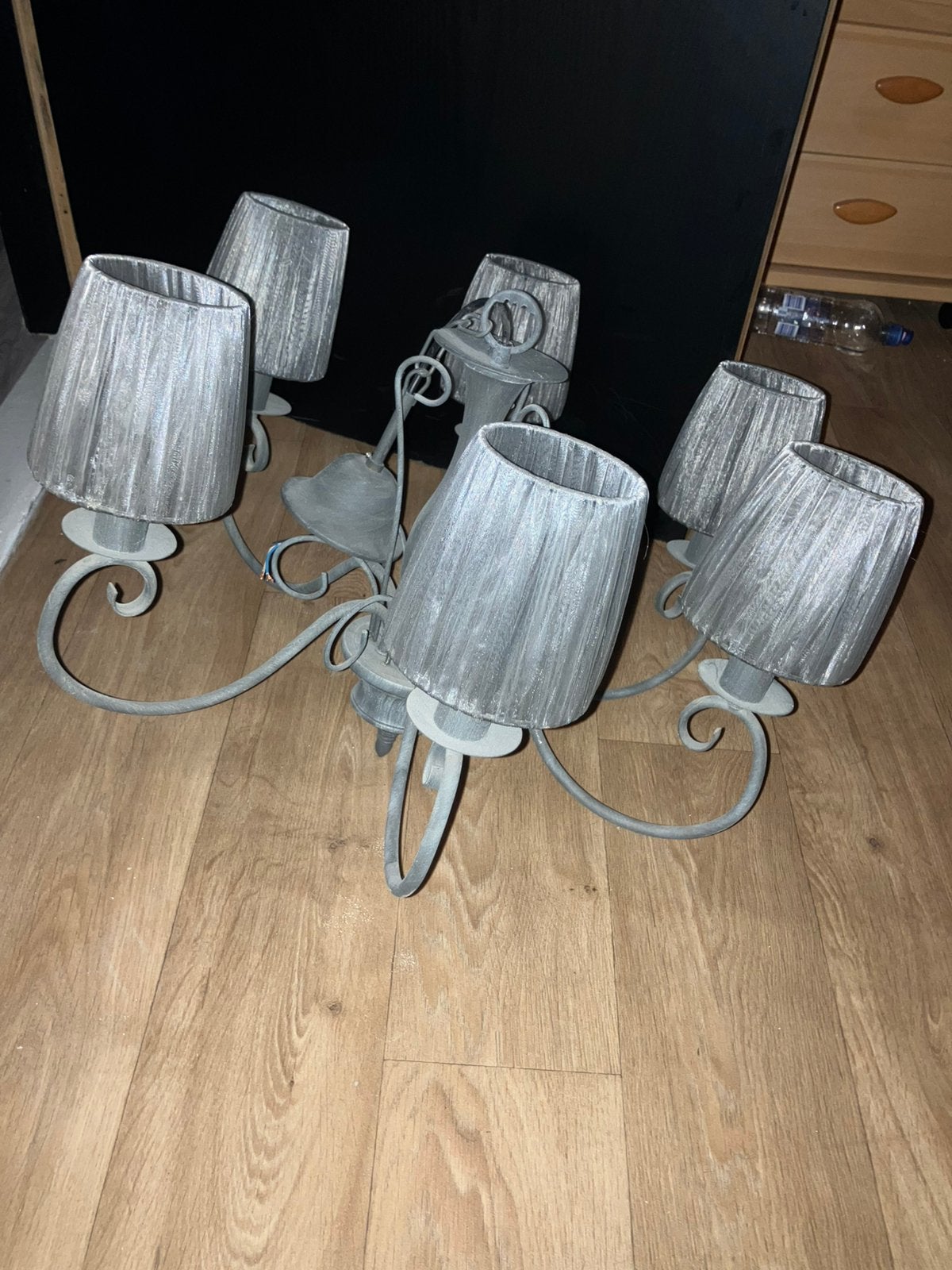 Hanglamp grijs, Ophalen, Zo goed als nieuw