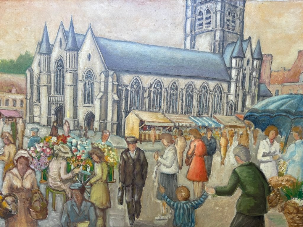 Jo Bossuyt - Markt aan Kerk Waregem, Ophalen