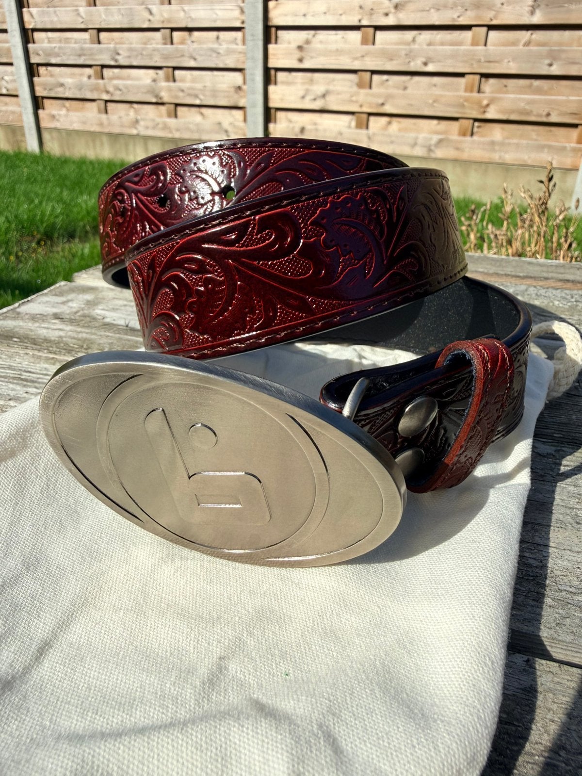 Leren riem - nieuw, 100 cm of meer, Echt leder, Nieuw, Ophalen of Verzenden
