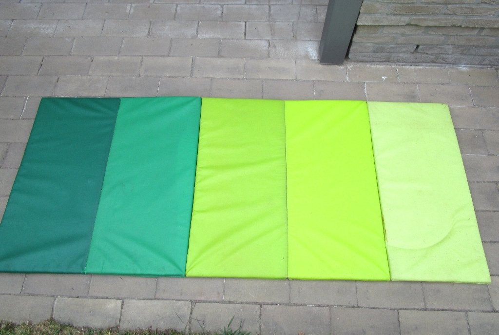 Tuinkussen of werkkussen opplooibaar, Enlèvement, Utilisé