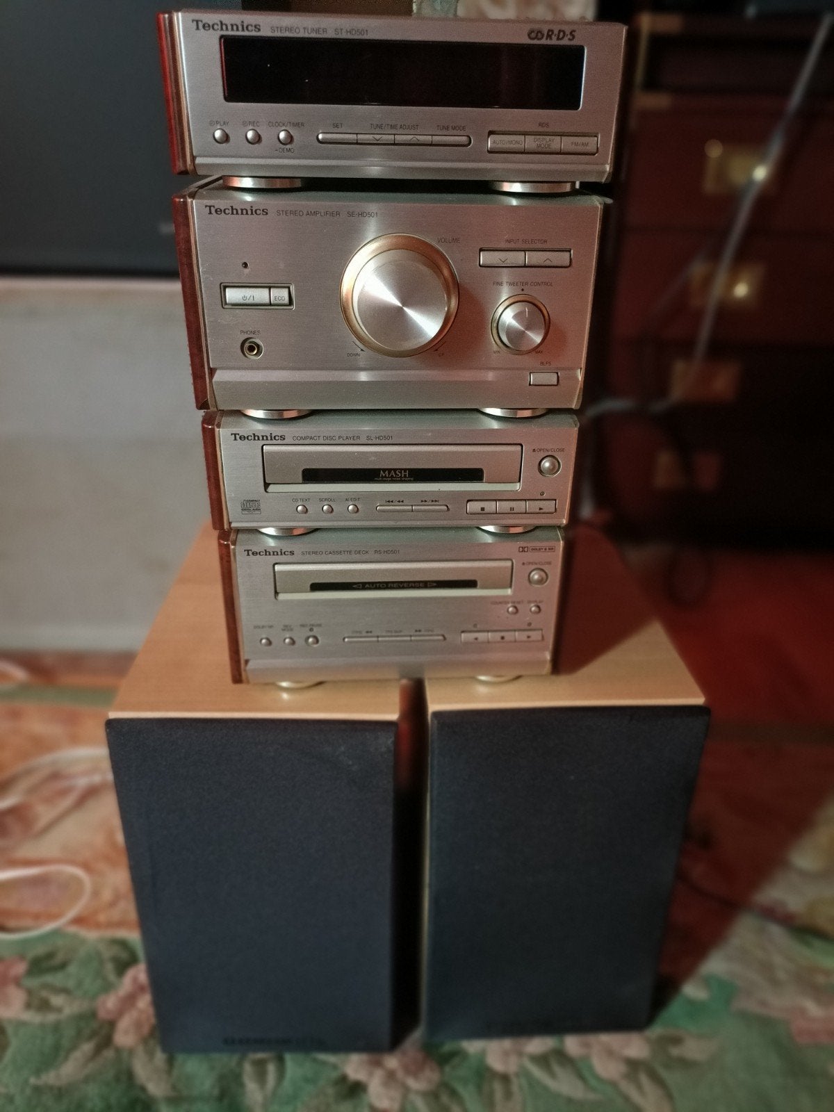 Chaîne Hi-Fi TECHNICS HD501, Microset, Ophalen, Overige merken, Tuner of Radio