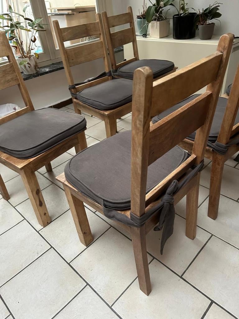 6 stoelen, Maison & Meubles, Chaises, Enlèvement