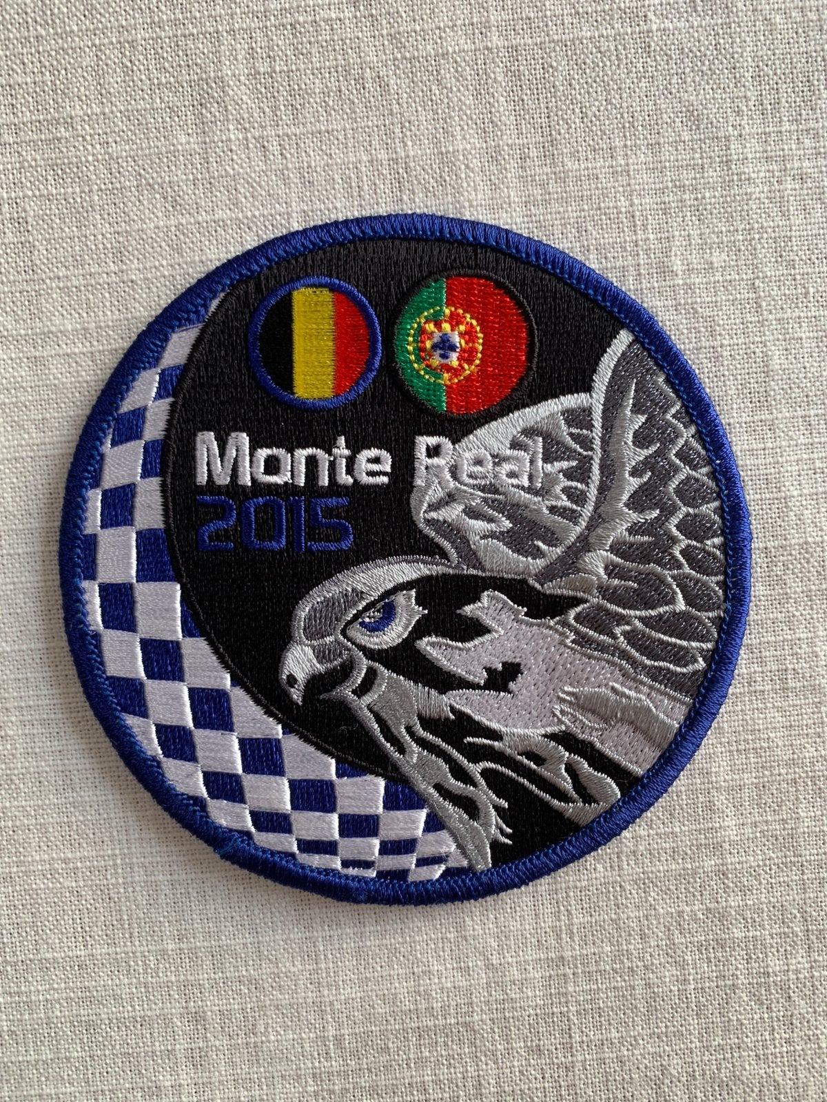 Patch Belgian Air Force OCU Sqn Monte Real 2015, Collections, Envoi, Comme neuf