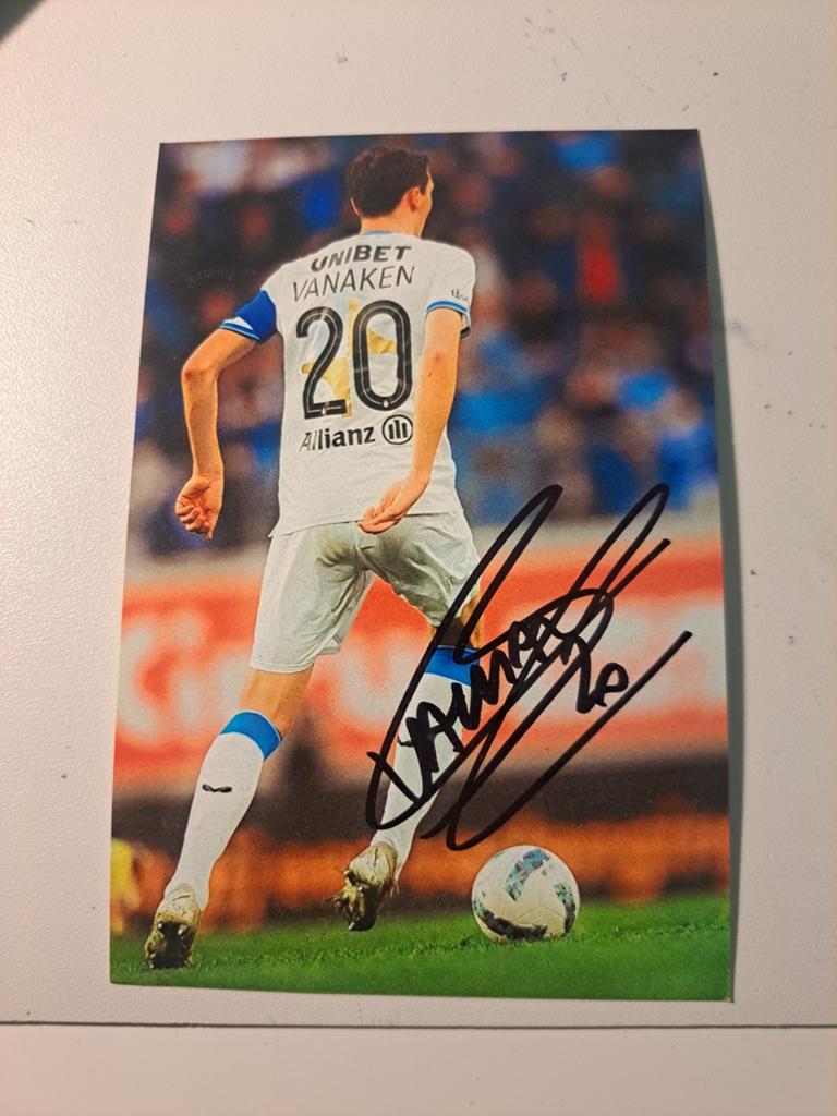 Gesigneerde foto Hans Vanaken, Verzamelen, Ophalen of Verzenden, Nieuw
