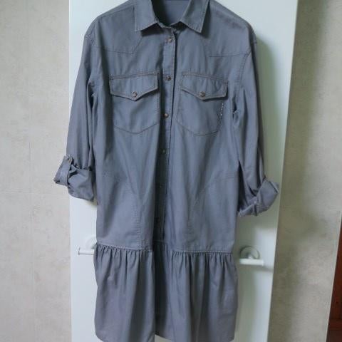 Kleedje stonewashed blauw grijs Brunello Cucinelli mt 40, Kleding | Dames, Jurken, Maat 38/40 (M), Brunello Cucinelli, Ophalen of Verzenden