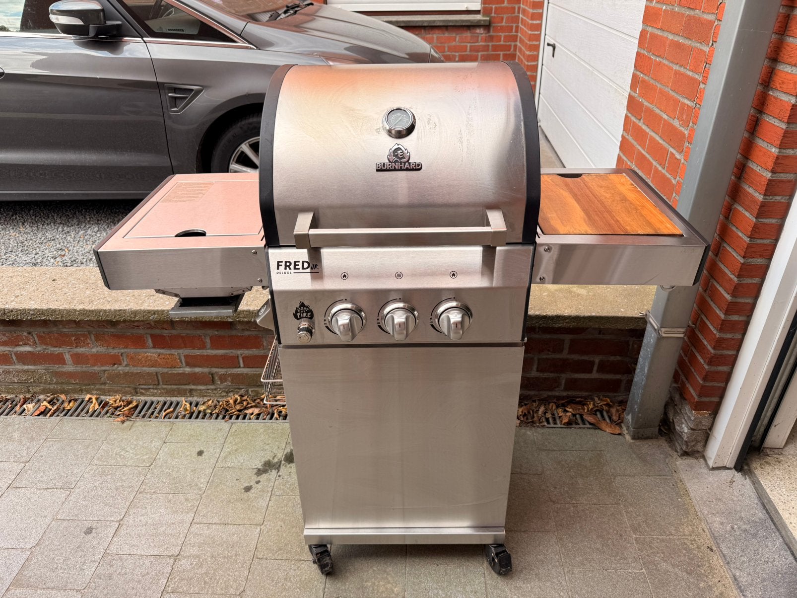 Gasbarbecue grill Burnhard Fred Jr. met opties, Ophalen, Zo goed als nieuw