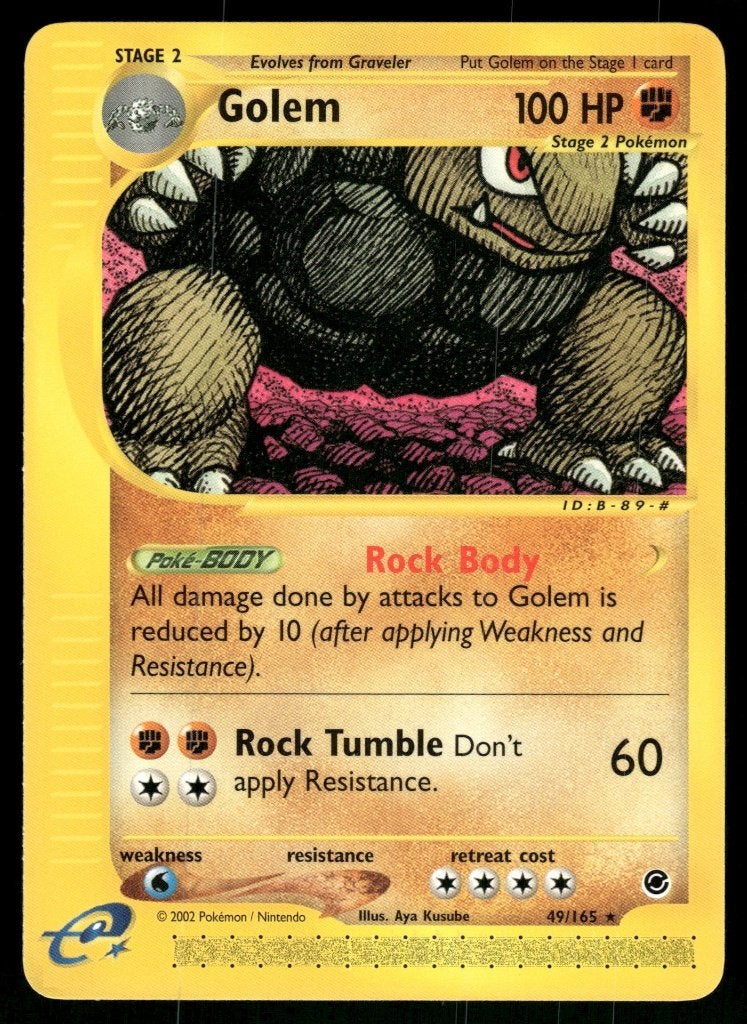 Golem 49/165 - Expedition Base Set (NM), Hobby en Vrije tijd, Verzenden, Gebruikt