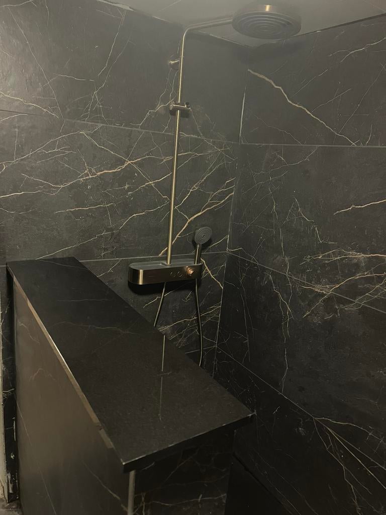 14 tegels Zwart/goud marmerlook 60x120cm, Doe-het-zelf en Bouw, Tegels, Ophalen, 60 cm of meer, Nieuw, 60 cm of meer