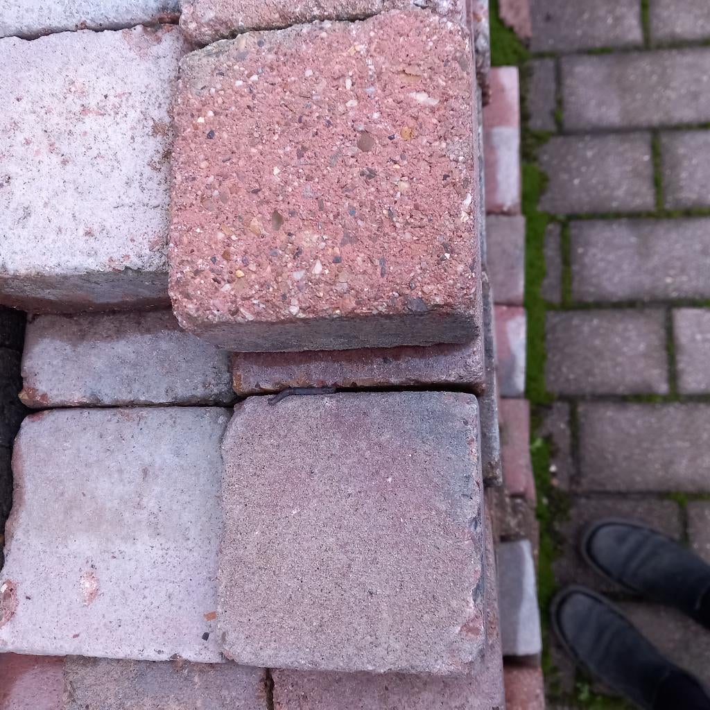Klinkers 10x10x6, Ophalen, Gebruikt, Klinkers