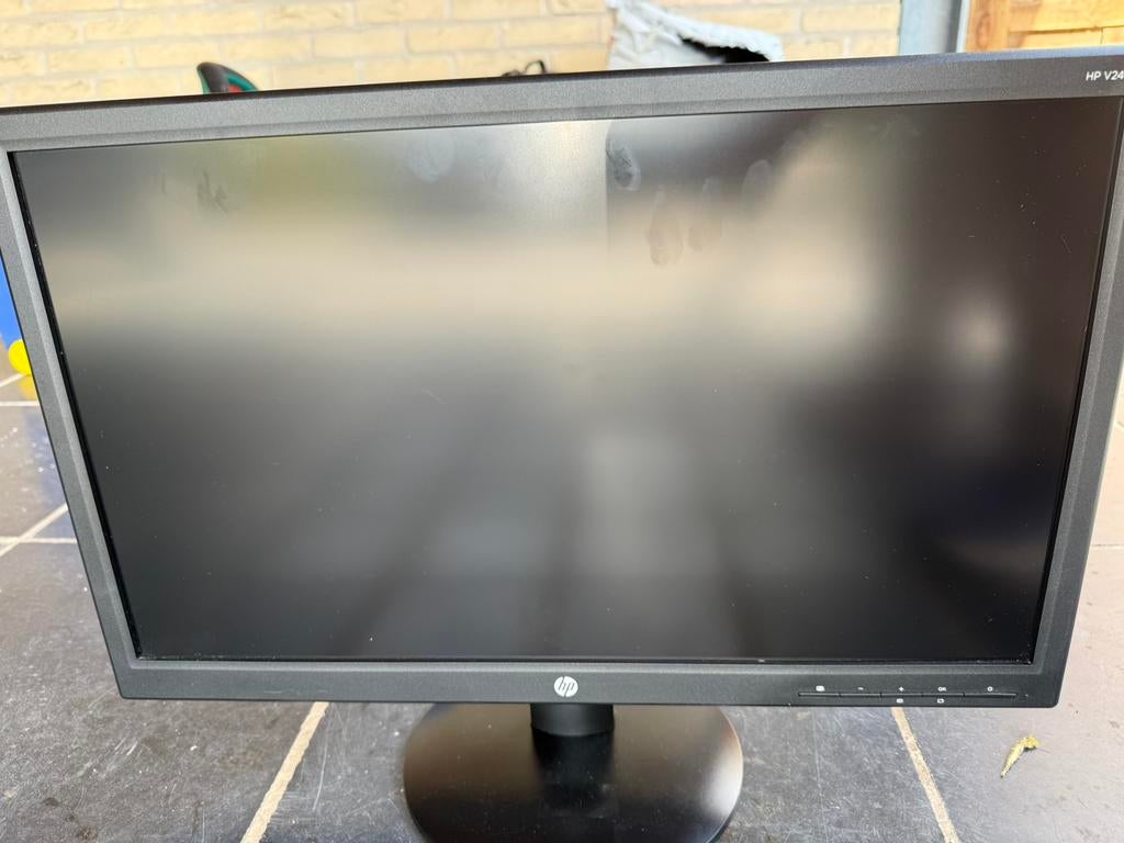 HP 24 inch scherm, Computers en Software, Ophalen, Hp, Gebruikt, DVI